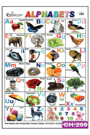 English Alphabets Chart