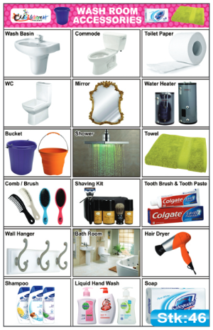 Washroom Accessories Stickers